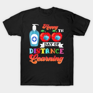 100th Day Of School Gift 2021 Student Distance Learning T-Shirt